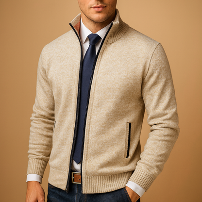 Daan Heren Vest met Rits – Warm en Comfortabel voor de Winter