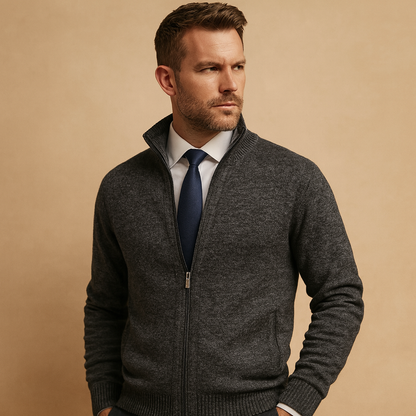 Daan Heren Vest met Rits – Warm en Comfortabel voor de Winter