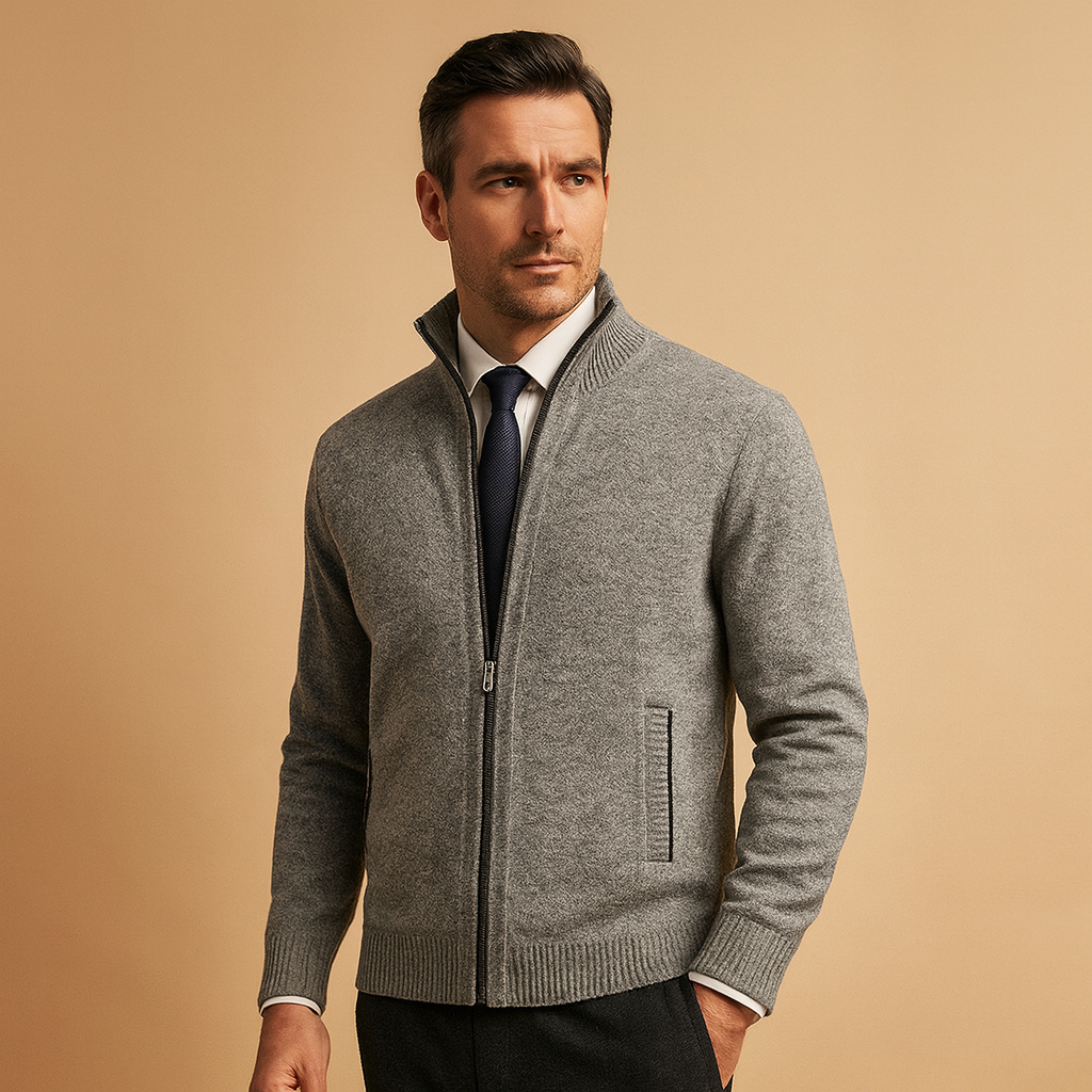 Daan Heren Vest met Rits – Warm en Comfortabel voor de Winter