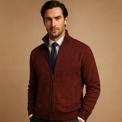 Daan Heren Vest met Rits – Warm en Comfortabel voor de Winter