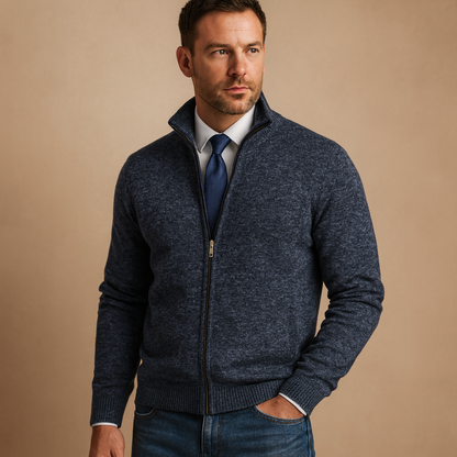 Daan Heren Vest met Rits – Warm en Comfortabel voor de Winter