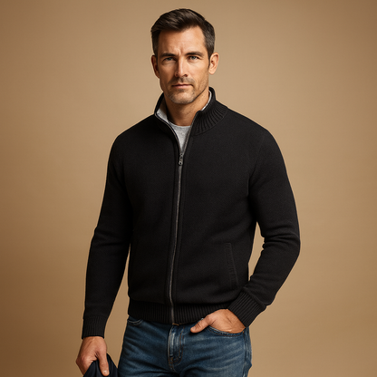 Daan Heren Vest met Rits – Warm en Comfortabel voor de Winter