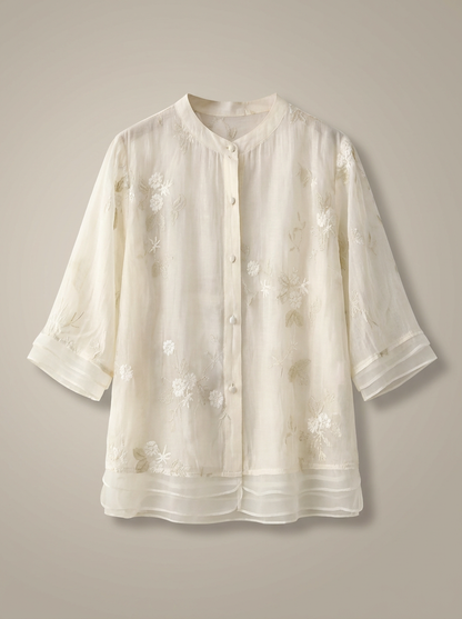 Zomergloed Midi Jurk Dames Gesmokte Taille Vloeiend Zomer Chic