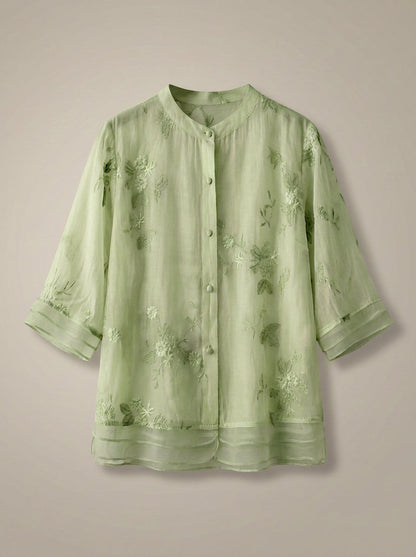 Zomergloed Midi Jurk Dames Gesmokte Taille Vloeiend Zomer Chic