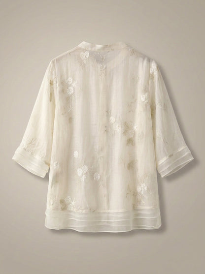Zomergloed Midi Jurk Dames Gesmokte Taille Vloeiend Zomer Chic