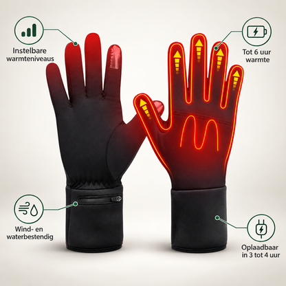 Verwarmde Winterhandschoenen Unisex – Instelbare Warmte tot 6 Uur