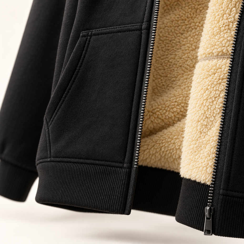 Bramwell Heren Hoodie met Rits en Capuchon – Slim Fit