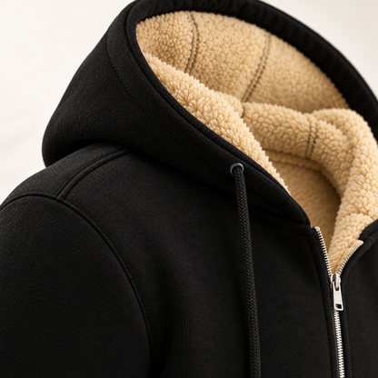 Bramwell Heren Hoodie met Rits en Capuchon – Slim Fit