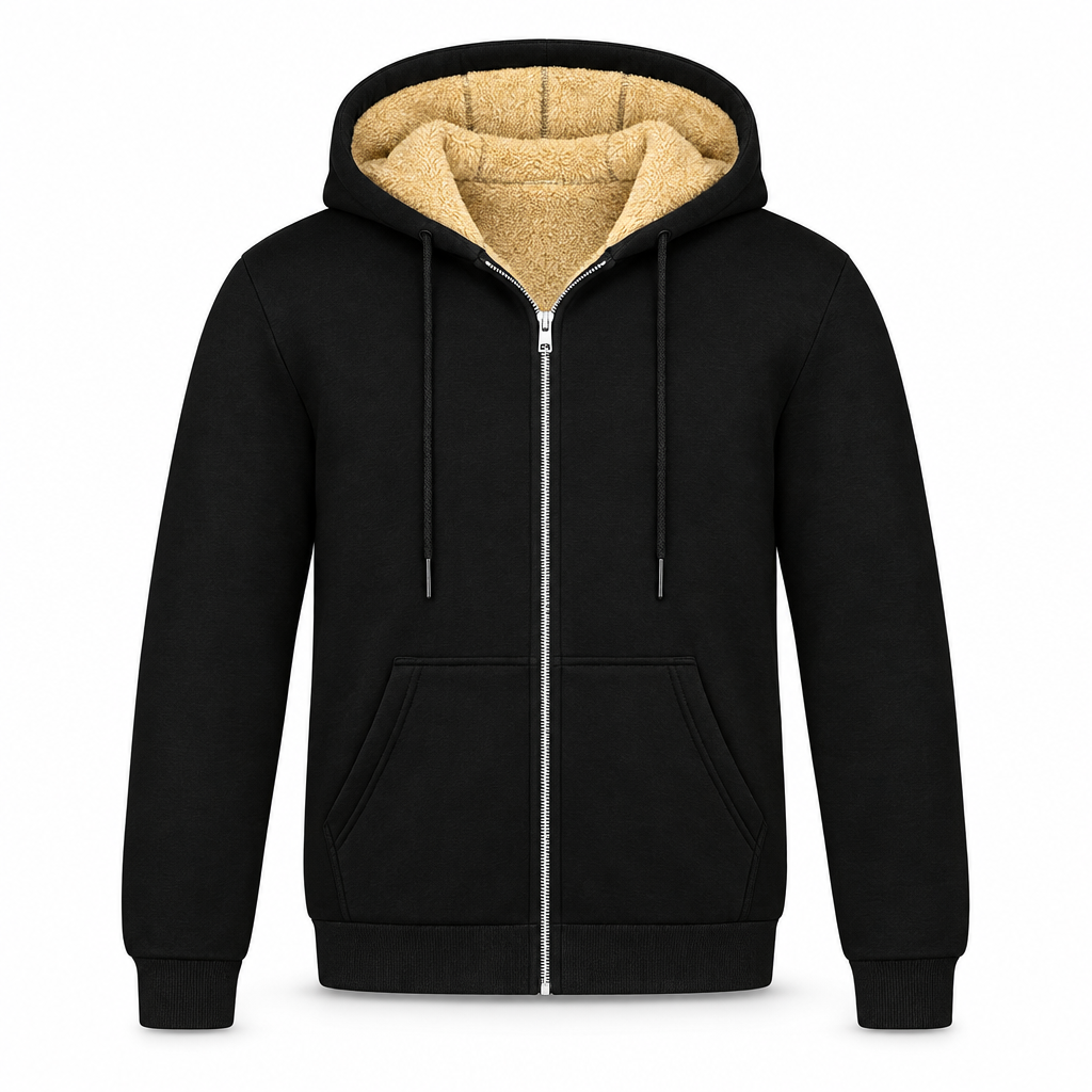 Bramwell Heren Hoodie met Rits en Capuchon – Slim Fit