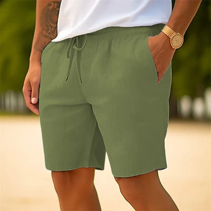 Luca Linnen Korte Broek Heren Ademend Zomercomfort Casual Stijl