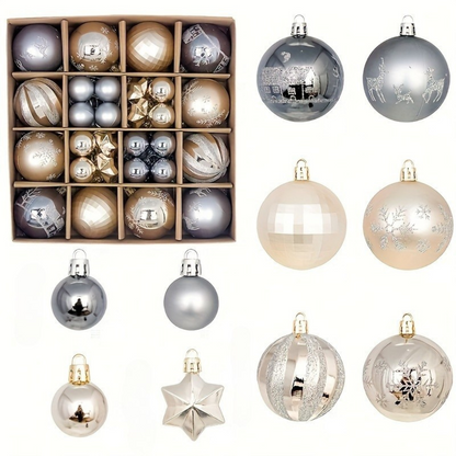 Kerstballen Set – Plastic Hangende Versieringen