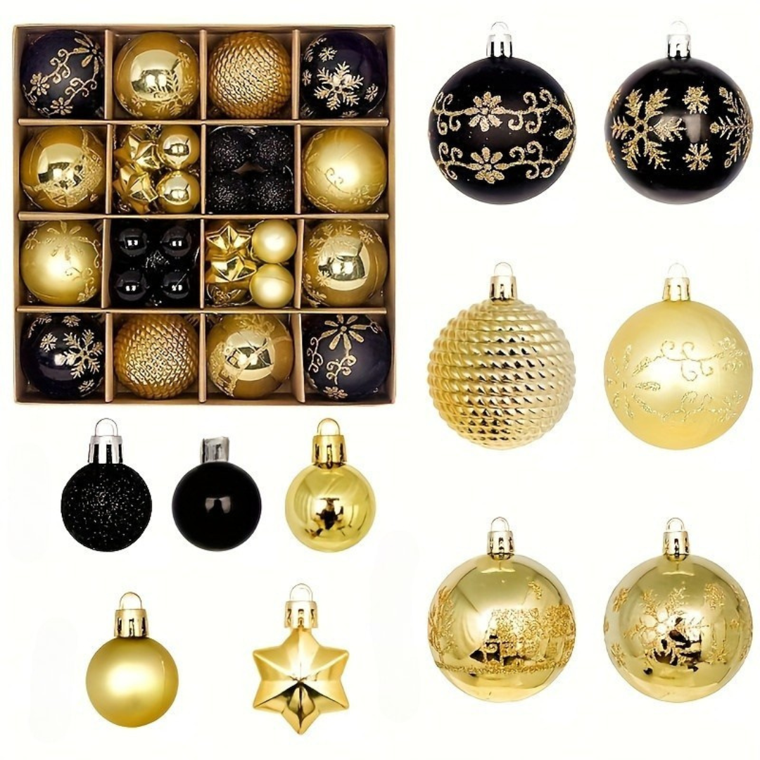 Kerstballen Set – Plastic Hangende Versieringen