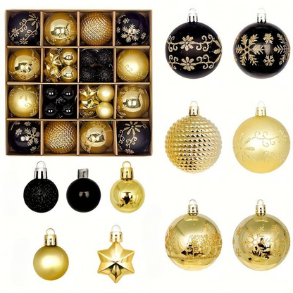 Kerstballen Set – Plastic Hangende Versieringen