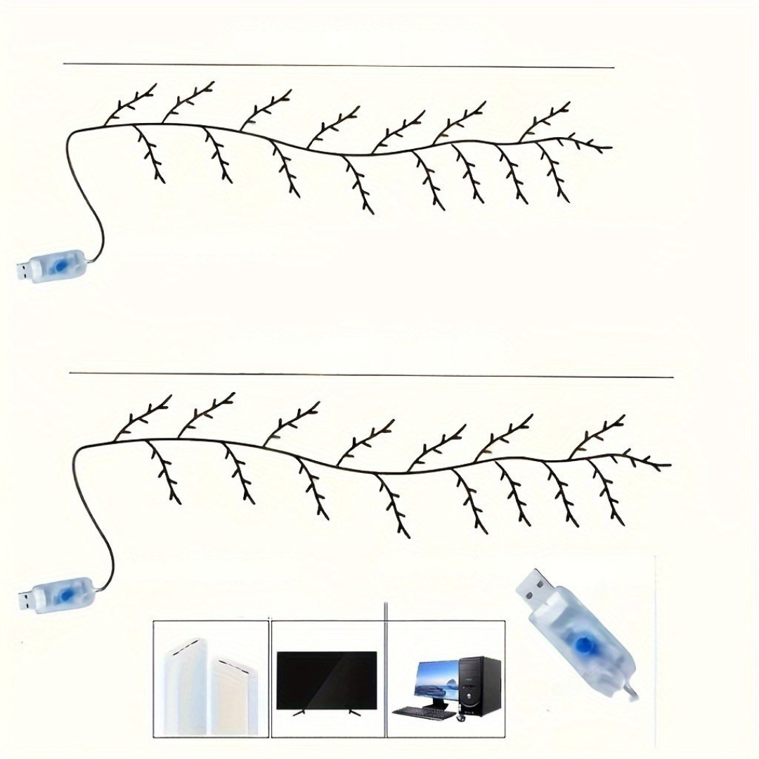 Wandlampen met LED-appelbloesemdesign