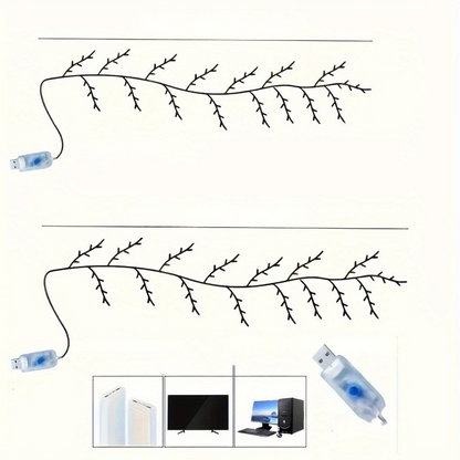 Wandlampen met LED-appelbloesemdesign