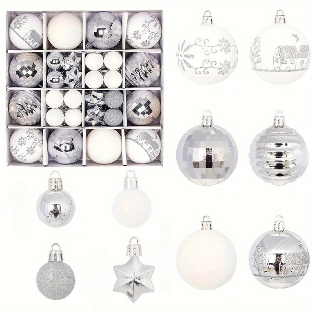 Kerstballen Set – Plastic Hangende Versieringen