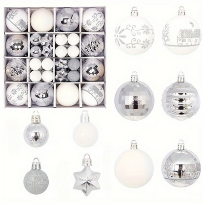 Kerstballen Set – Plastic Hangende Versieringen