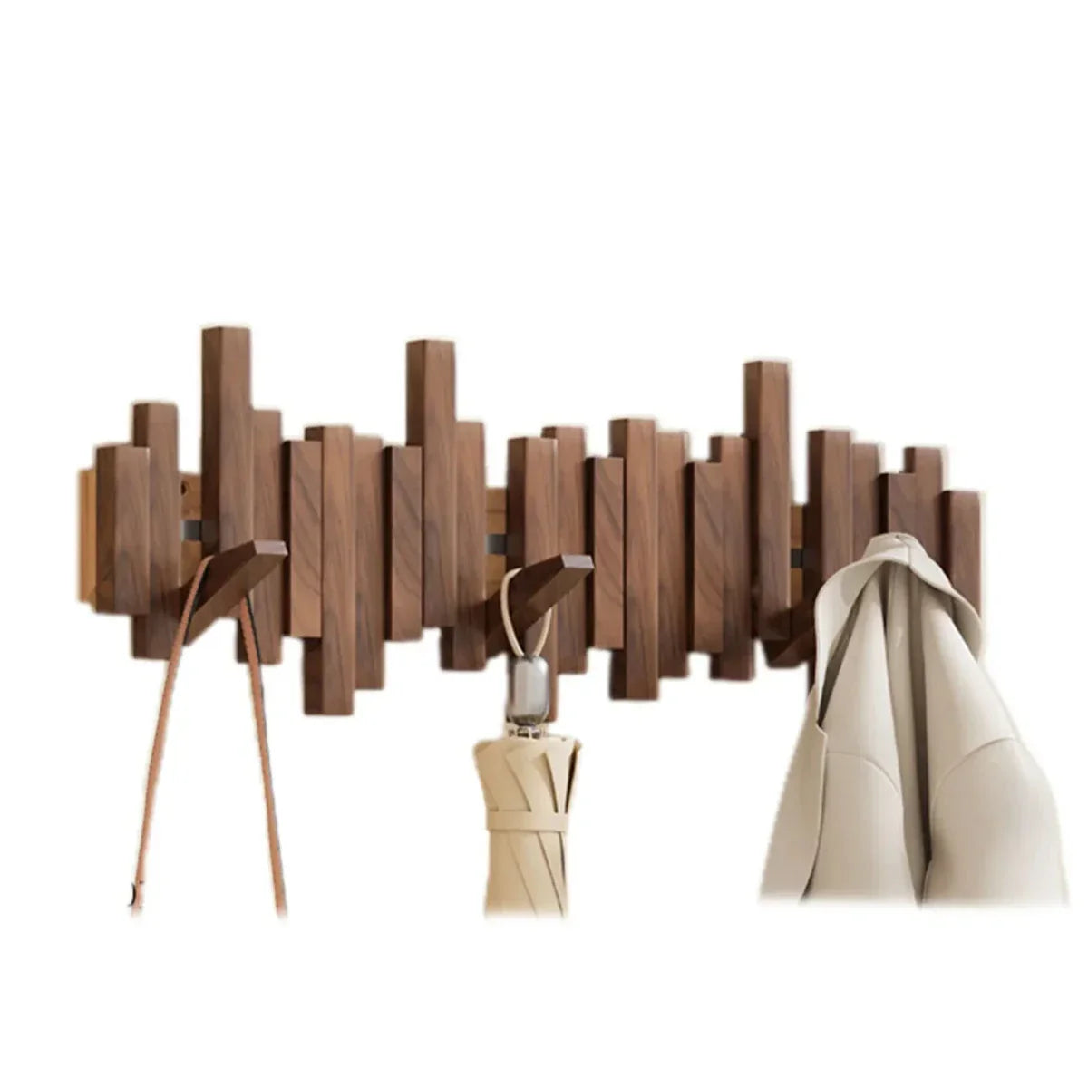 Wandkapstok met Haken – Minimalistisch Ontwerp voor de Hal
