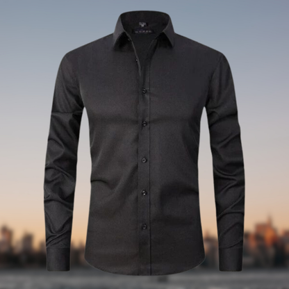 Milan Strijkvrije Herenblouse Comfortabel Kreukvrij Model