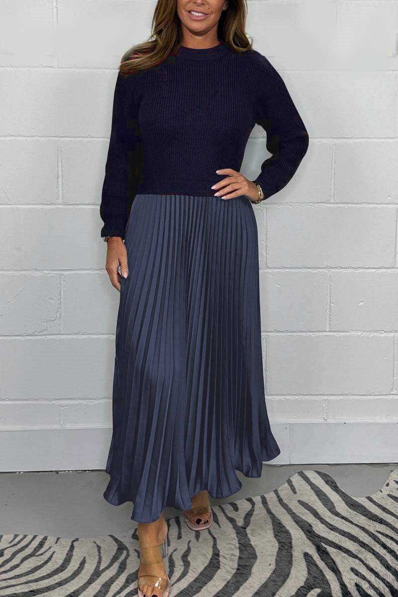 Sienna Dames Jumperjurk – Warme Elegante Herfstjurk met Comfort