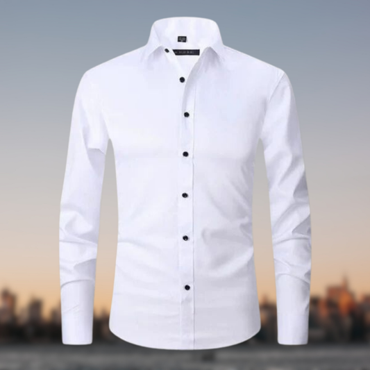 Milan Strijkvrije Herenblouse Comfortabel Kreukvrij Model