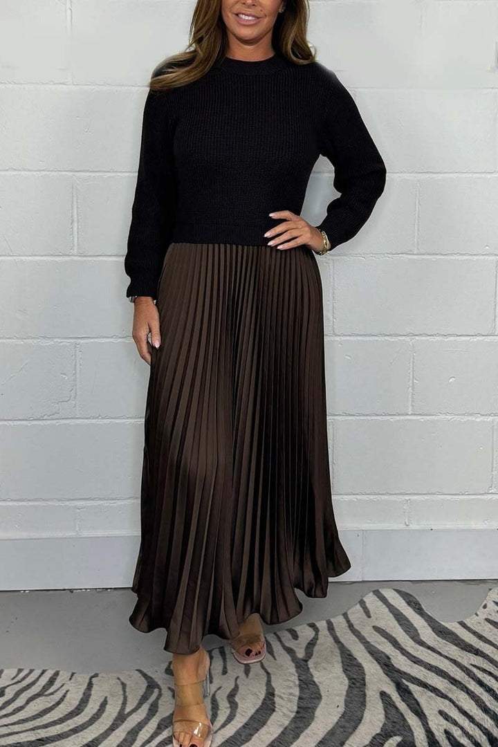 Sienna Dames Jumperjurk – Warme Elegante Herfstjurk met Comfort