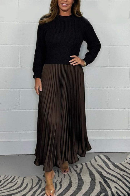 Sienna Dames Jumperjurk – Warme Elegante Herfstjurk met Comfort