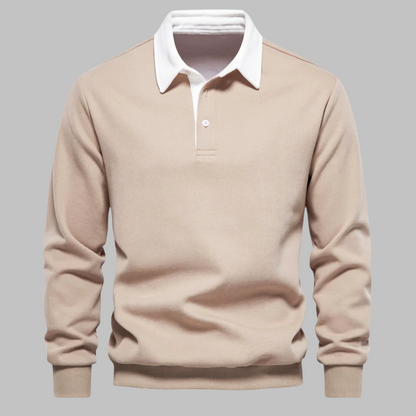 Elegante Heren Polosweater Lodewijk met Comfortabele Pasvorm