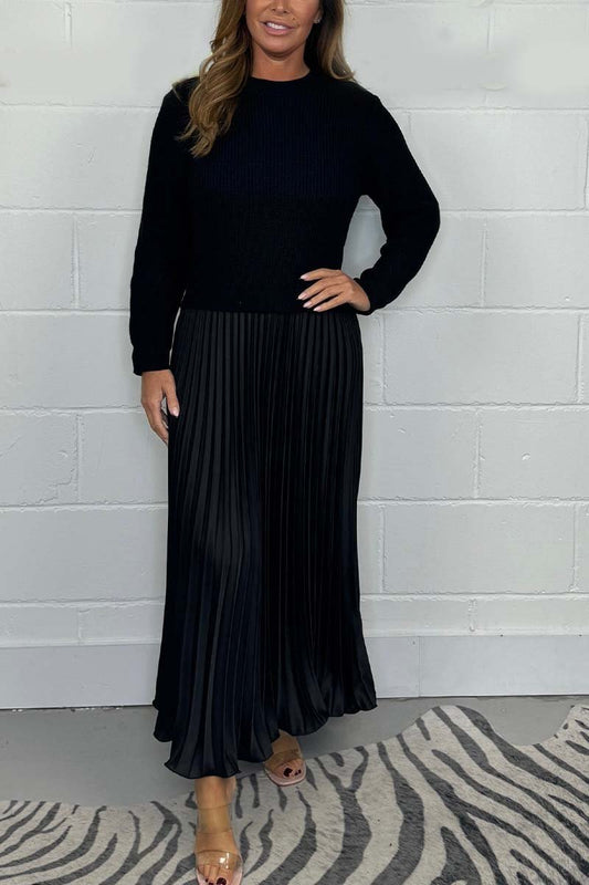 Sienna Dames Jumperjurk – Warme Elegante Herfstjurk met Comfort