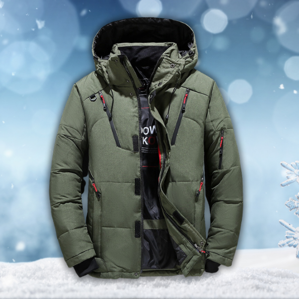 ThermoGuard Winterparka – Waterdichte Warme Jas met Capuchon