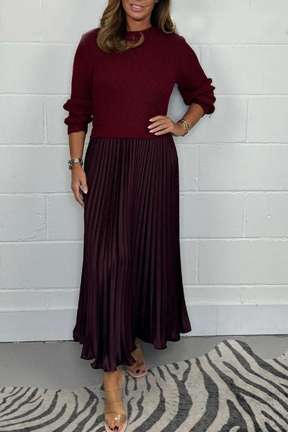 Sienna Dames Jumperjurk – Warme Elegante Herfstjurk met Comfort
