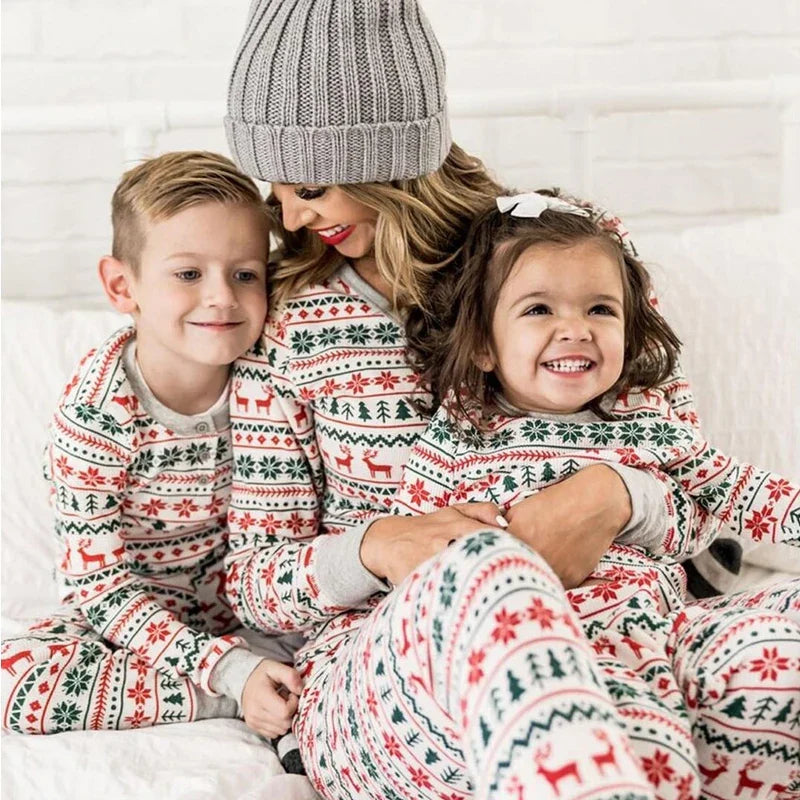 Gezins Kerst Pyjama Set 2-Delig – Matchende Kerstnachtkleding