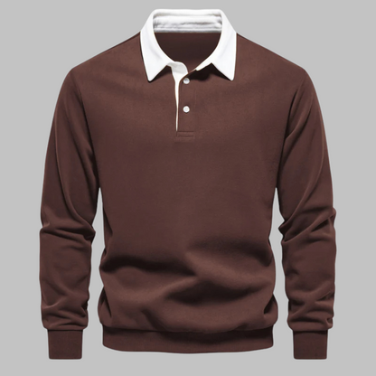 Elegante Heren Polosweater Lodewijk met Comfortabele Pasvorm
