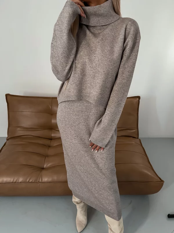 Lunara Dames Set – Elegante Warme Herfst- en Winterkleding