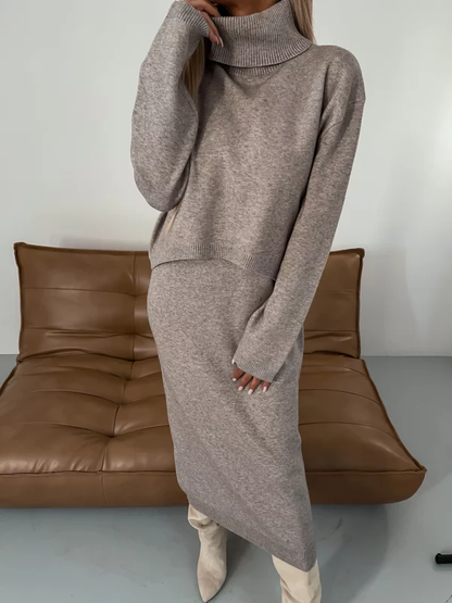Lunara Dames Set – Elegante Warme Herfst- en Winterkleding