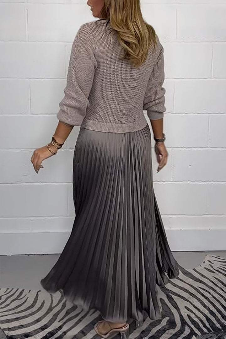 Sienna Dames Jumperjurk – Warme Elegante Herfstjurk met Comfort