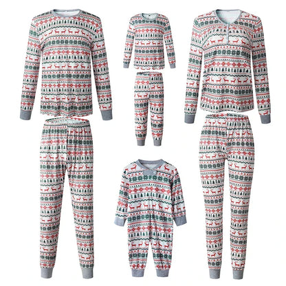 Gezins Kerst Pyjama Set 2-Delig – Matchende Kerstnachtkleding
