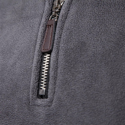 Daan Fleece Trui voor Heren met Hoge Kraag – Warm en Zacht