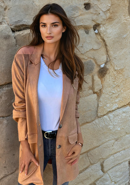 Velaire Dames Trenchcoat – Warme Elegante Mantel voor Herfst