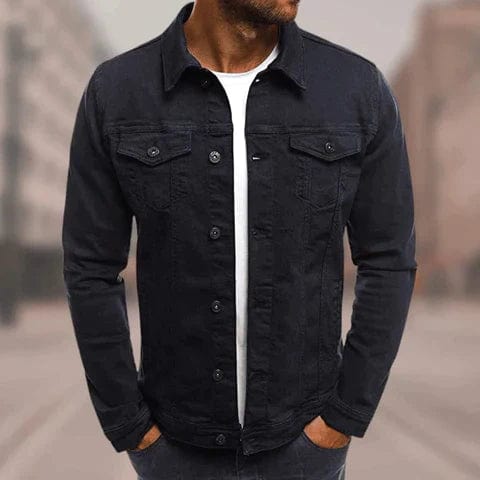Daan Denimjas Heren – Warme Jas met Veel Zakken