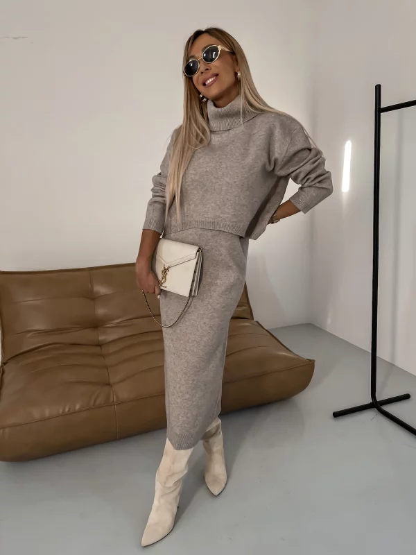 Lunara Dames Set – Elegante Warme Herfst- en Winterkleding