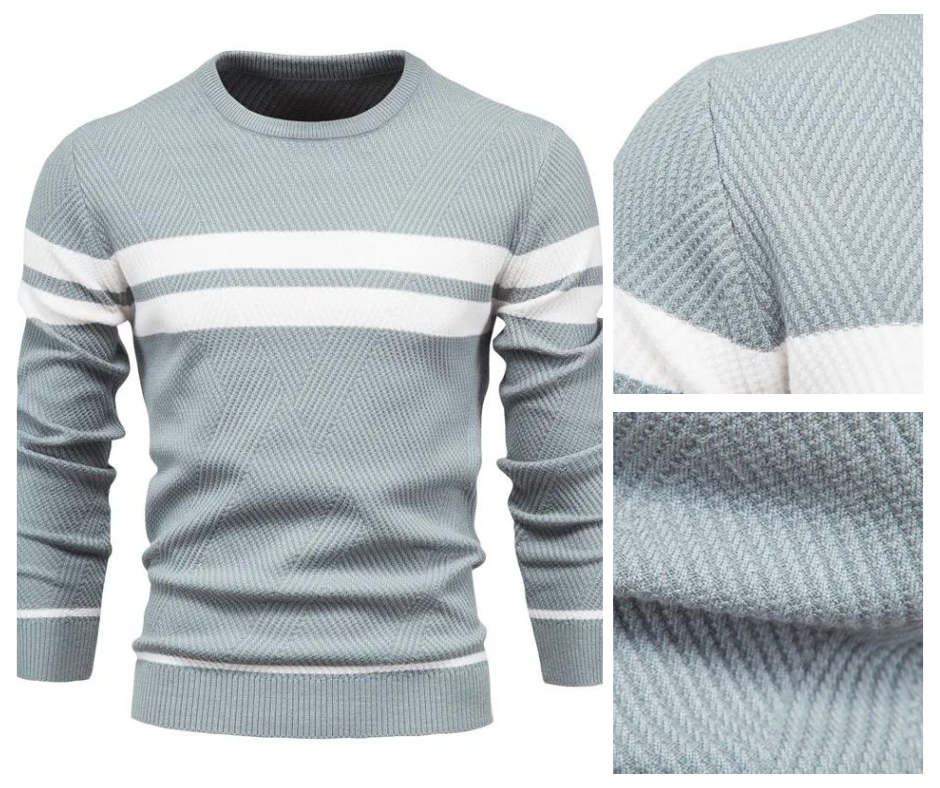 Warme Heren Trui Winterstijl Comfortabel Gebreid met Pasvorm