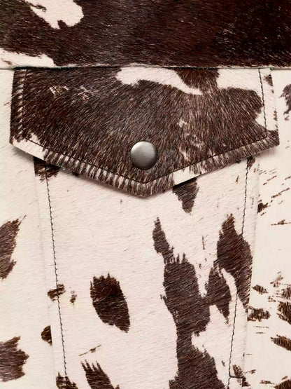 Luna Dames Jasje met Koeienprint – Warm, Trendy & Comfortabel