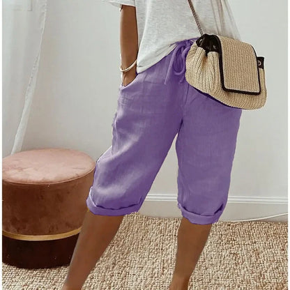 LuchtFlex Dames Short met Stretchstof en Praktische Zakken