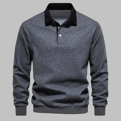 Elegante Heren Polosweater Lodewijk met Comfortabele Pasvorm