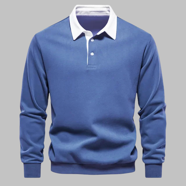 Elegante Heren Polosweater Lodewijk met Comfortabele Pasvorm