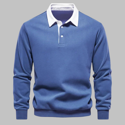 Elegante Heren Polosweater Lodewijk met Comfortabele Pasvorm