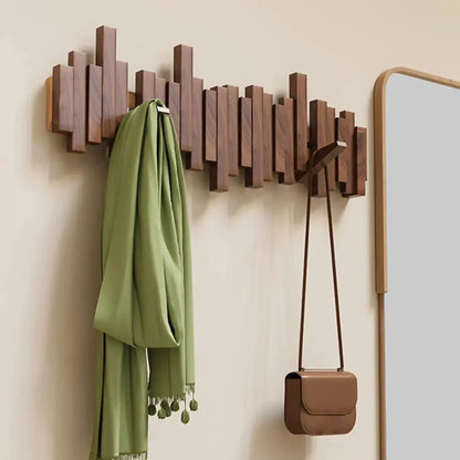 Wandkapstok met Haken – Minimalistisch Ontwerp voor de Hal