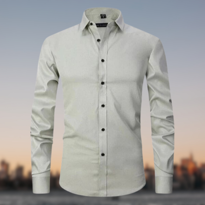 Milan Strijkvrije Herenblouse Comfortabel Kreukvrij Model