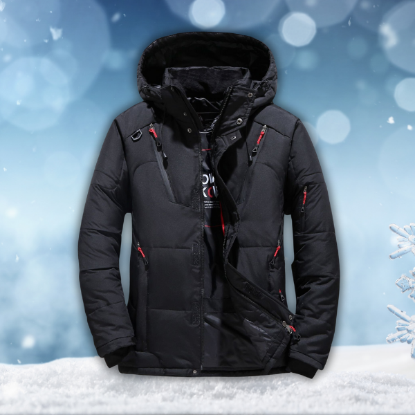 ThermoGuard Winterparka – Waterdichte Warme Jas met Capuchon
